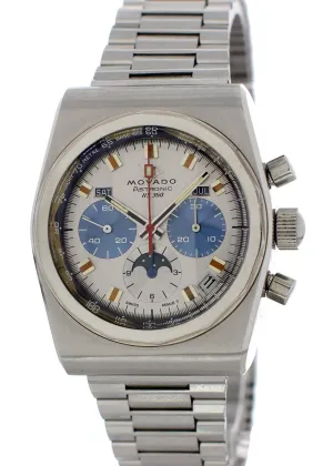 Movado HS 360 Astronic 01.0010.436 Mens Vintage Watch