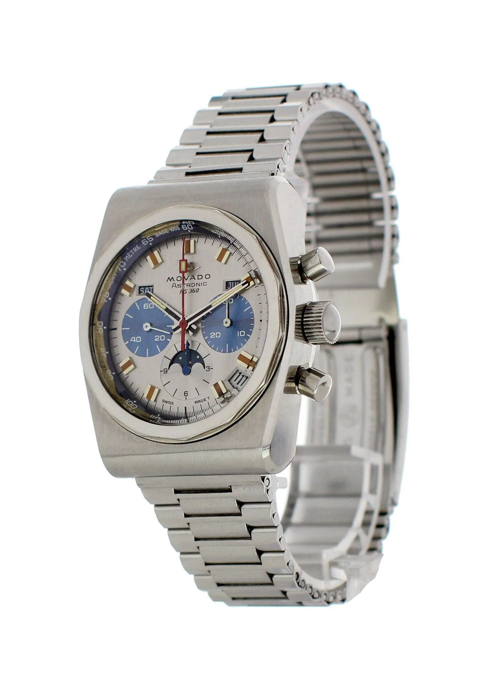 Movado HS 360 Astronic 01.0010.436 Mens Vintage Watch