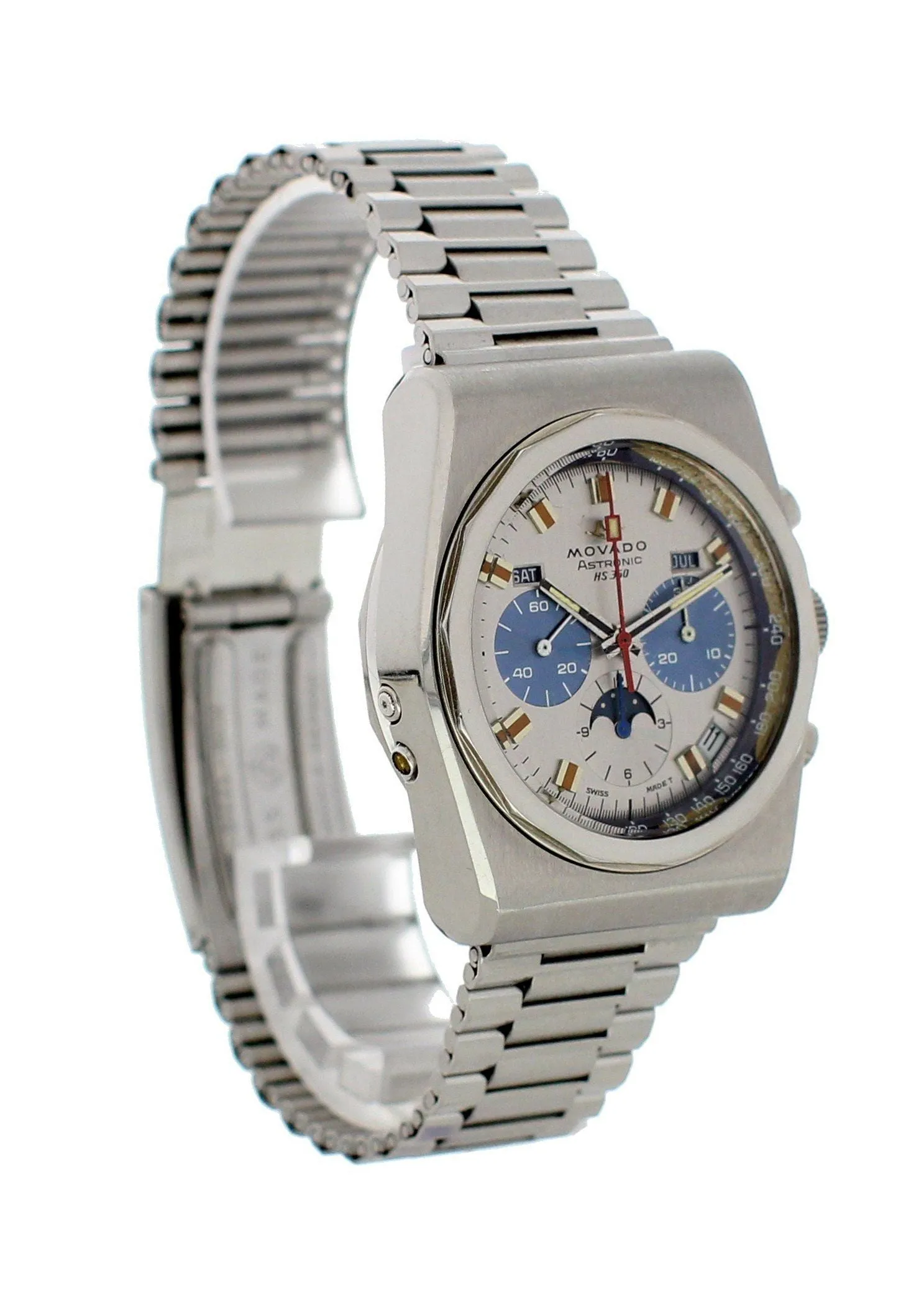 Movado HS 360 Astronic 01.0010.436 Mens Vintage Watch