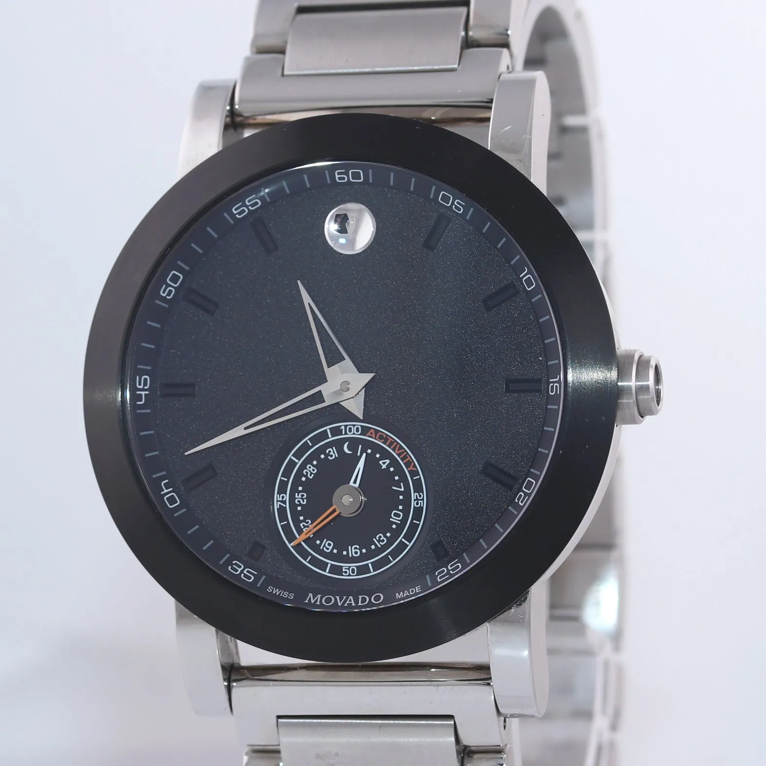 Movado Museum Sport Motion Bluetooth 07.1.19.1345 Steel 44mm Motion X Watch