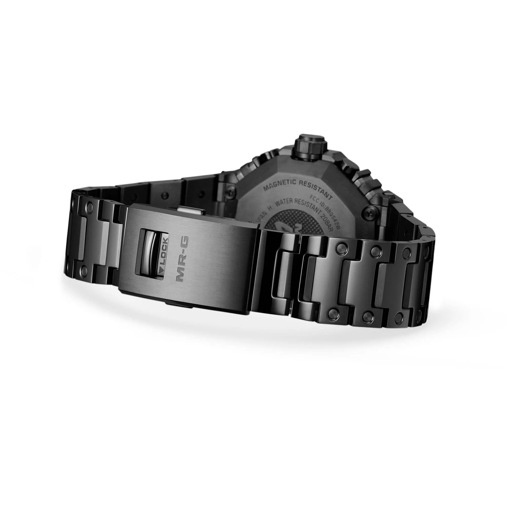 MR-G Black Polished Titanium Cobarion Tough Solar Watch MRGB2100B-1A