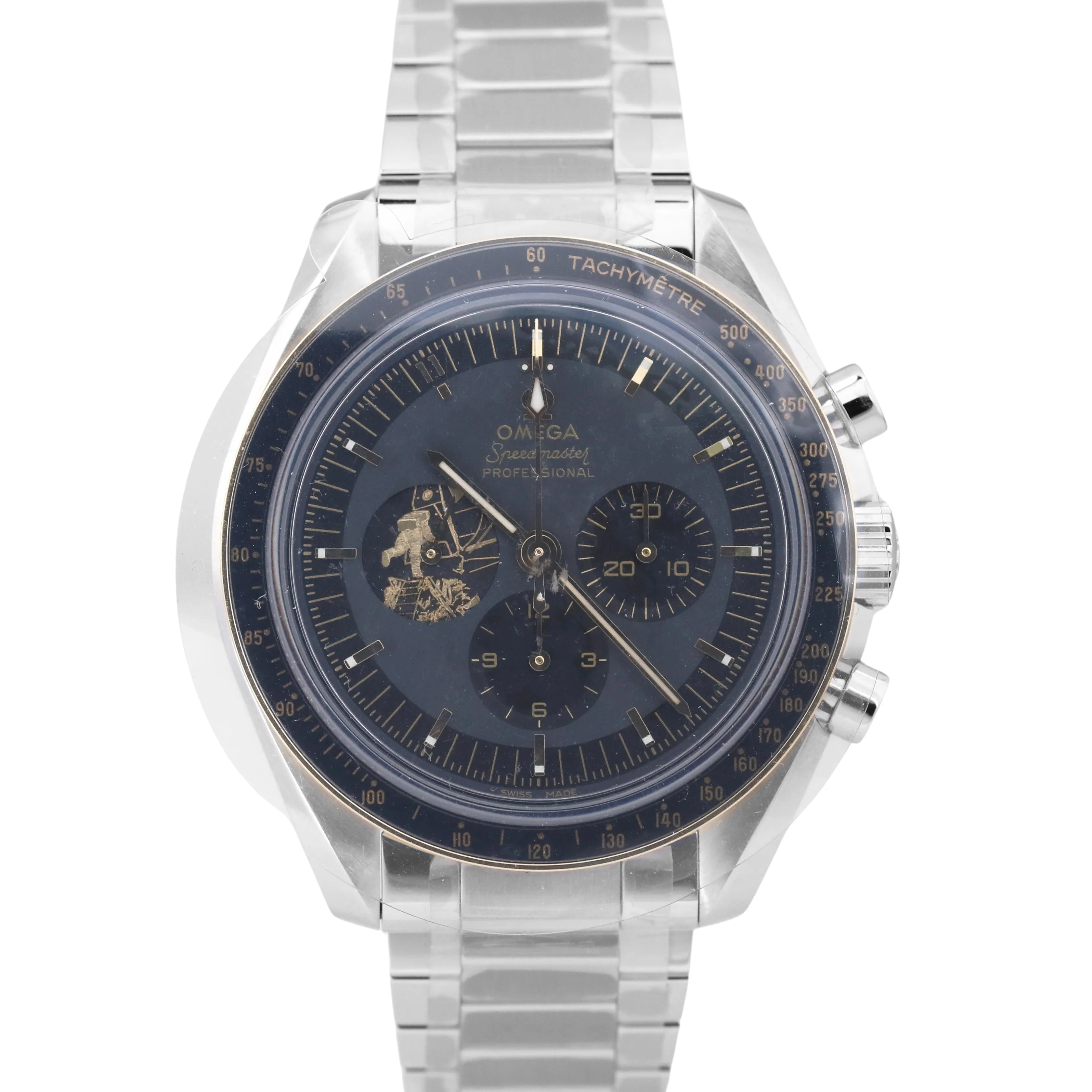 NEW STICKERED Omega Speedmaster Apollo 50th Anniversary 310.20.42.50.01.001 B P