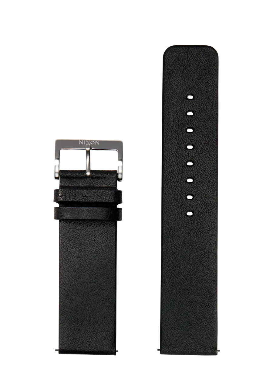 NIXON VEGETABLE TANNED BAND BLACK