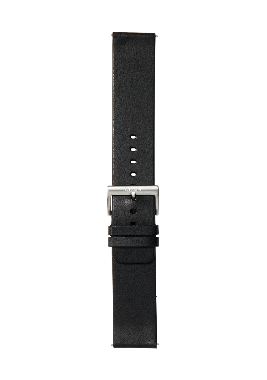 NIXON VEGETABLE TANNED BAND BLACK