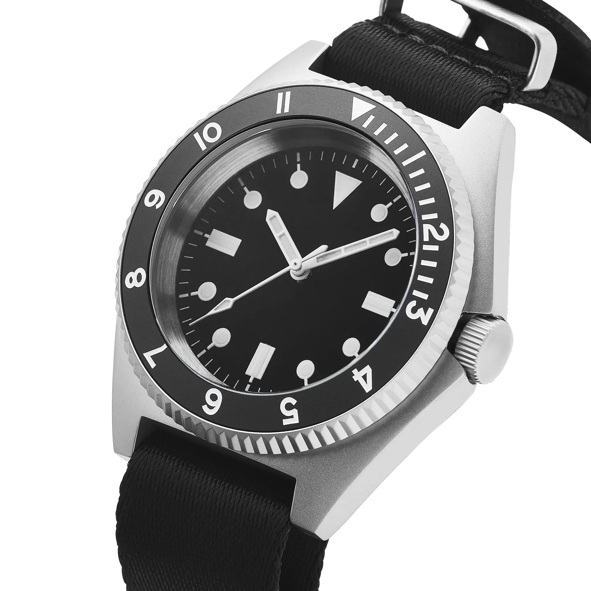NMK19 Automatic Field Watch: Milspec Type I Sandblasted