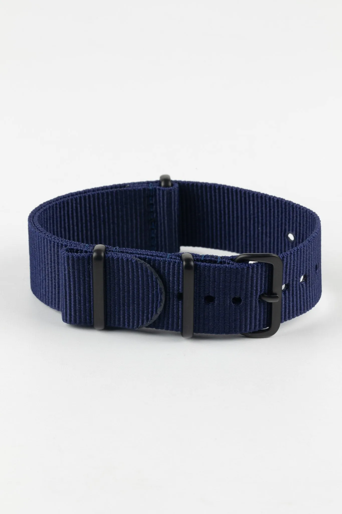 Nylon Watch Strap in BLUE with PVD Buckle and Keepers