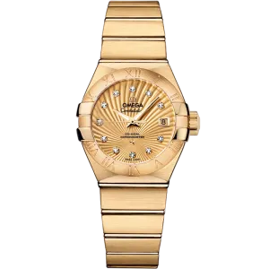 Omega Constellation 27 mm, yellow gold on yellow gold
