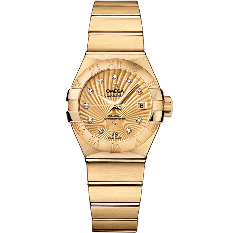 Omega Constellation 27 mm, yellow gold on yellow gold