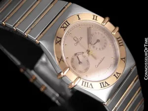 Omega Constellation Mens 35mm, Quartz, Day-Date, Full Bar - Stainless Steel & 18K Gold
