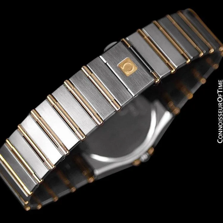 Omega Constellation Mens 35mm, Quartz, Day-Date, Full Bar - Stainless Steel & 18K Gold