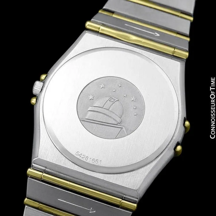 Omega Constellation Mens 35mm, Quartz, Day-Date, Full Bar - Stainless Steel & 18K Gold