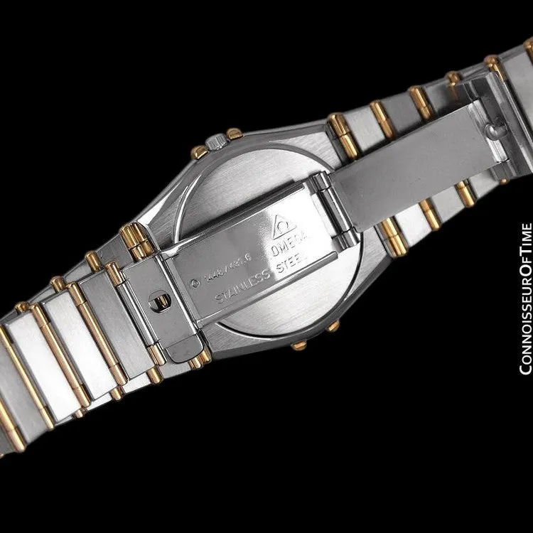 Omega Constellation Mens 35mm, Quartz, Day-Date, Full Bar - Stainless Steel & 18K Gold