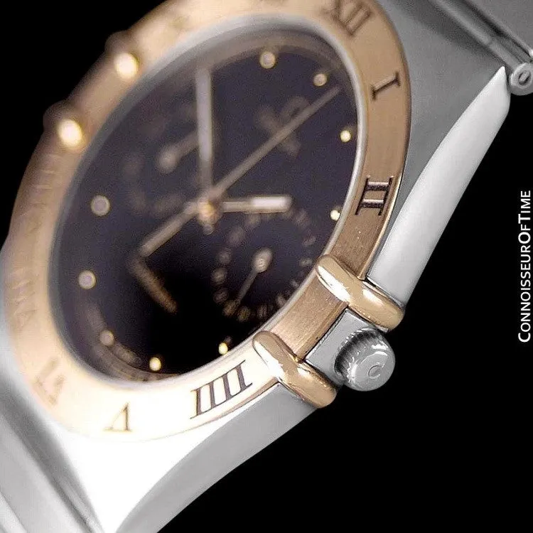 Omega Constellation Mens 35mm, Quartz, Day-Date - Stainless Steel & 18K Gold