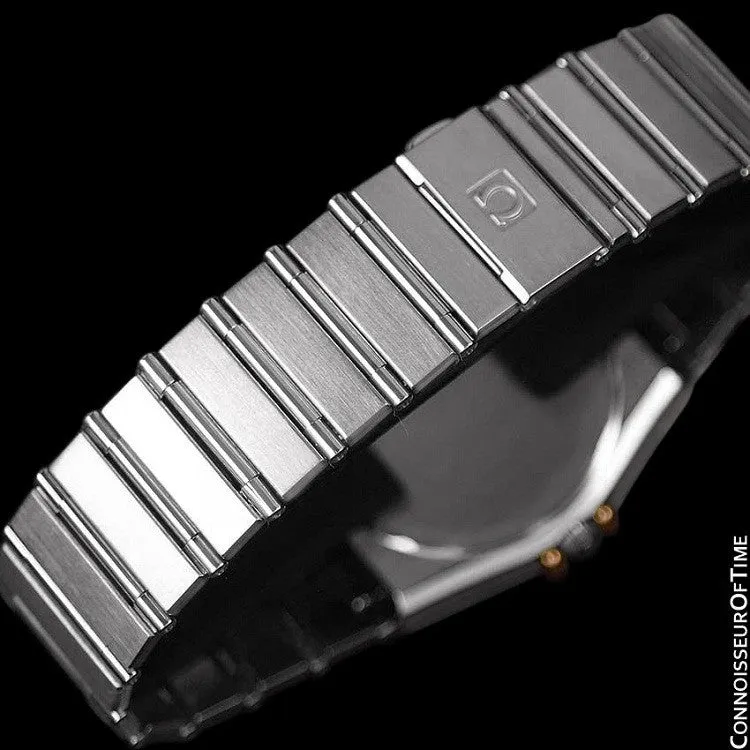 Omega Constellation Mens 35mm, Quartz, Day-Date - Stainless Steel & 18K Gold