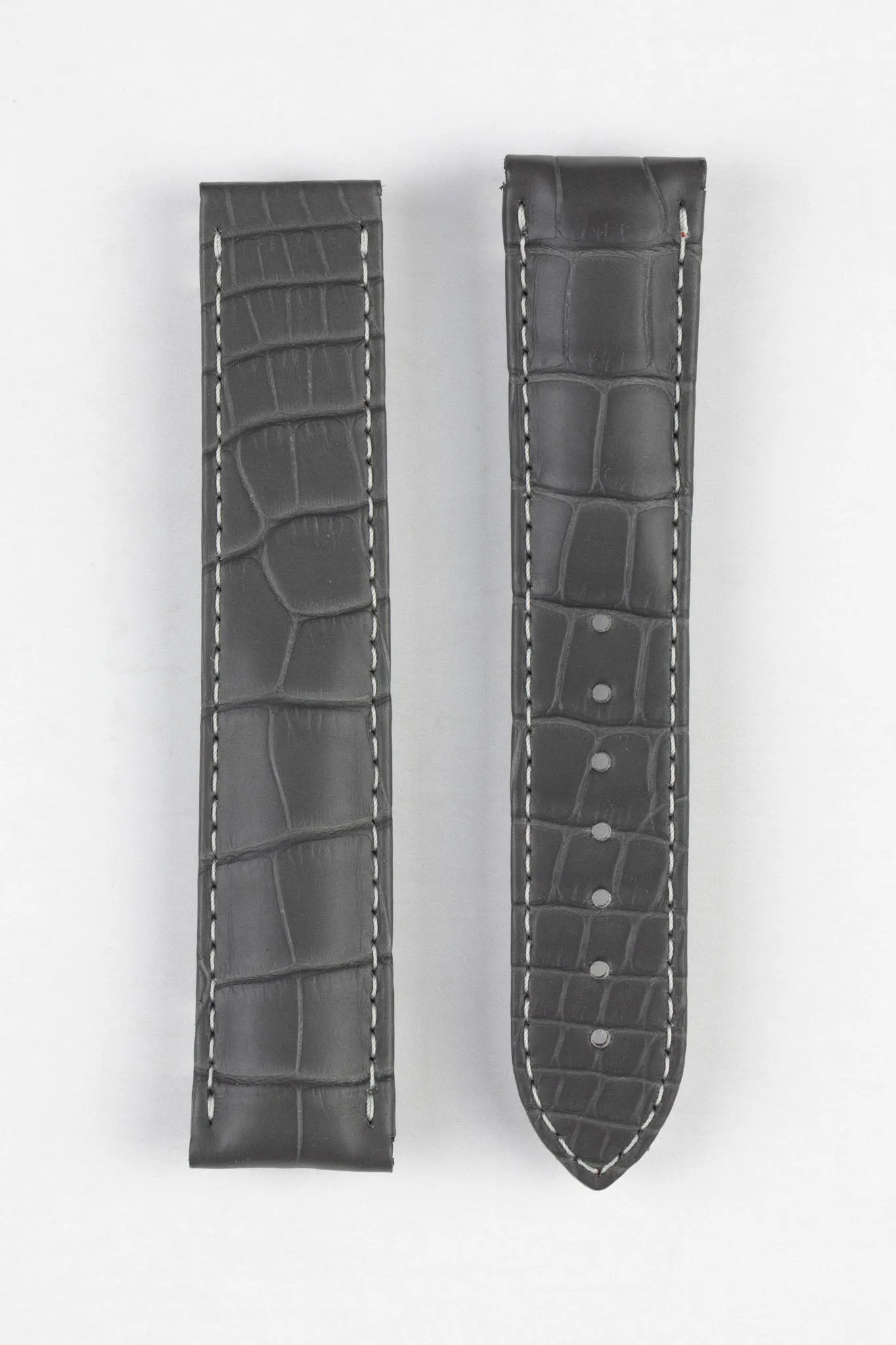 OMEGA CUZ009860 Speedmaster Alligator Watch Strap Tokyo 2020 Special in GREY