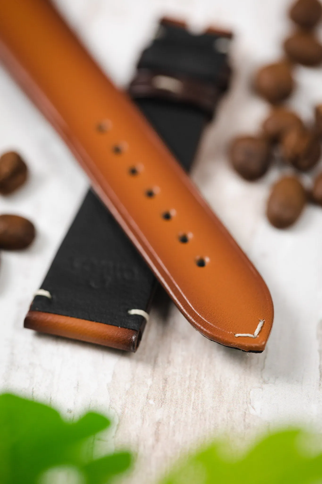 OMEGA CUZ015426 Speedmaster 57 Vintage Style 20mm Leather Watch Strap - BROWN