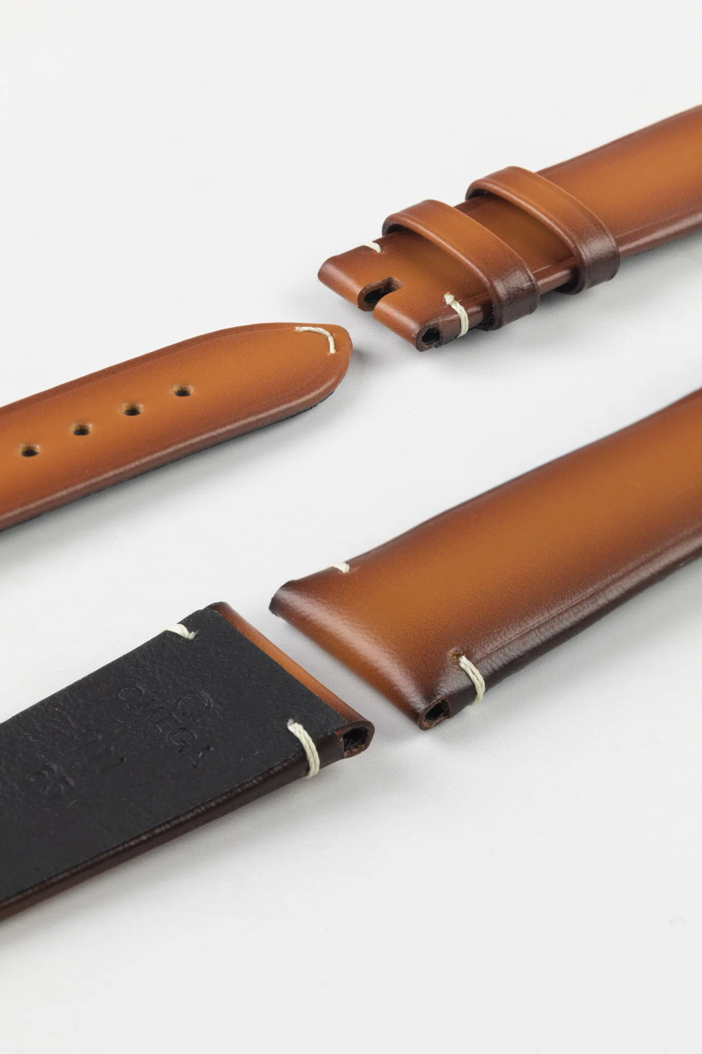 OMEGA CUZ015426 Speedmaster 57 Vintage Style 20mm Leather Watch Strap - BROWN