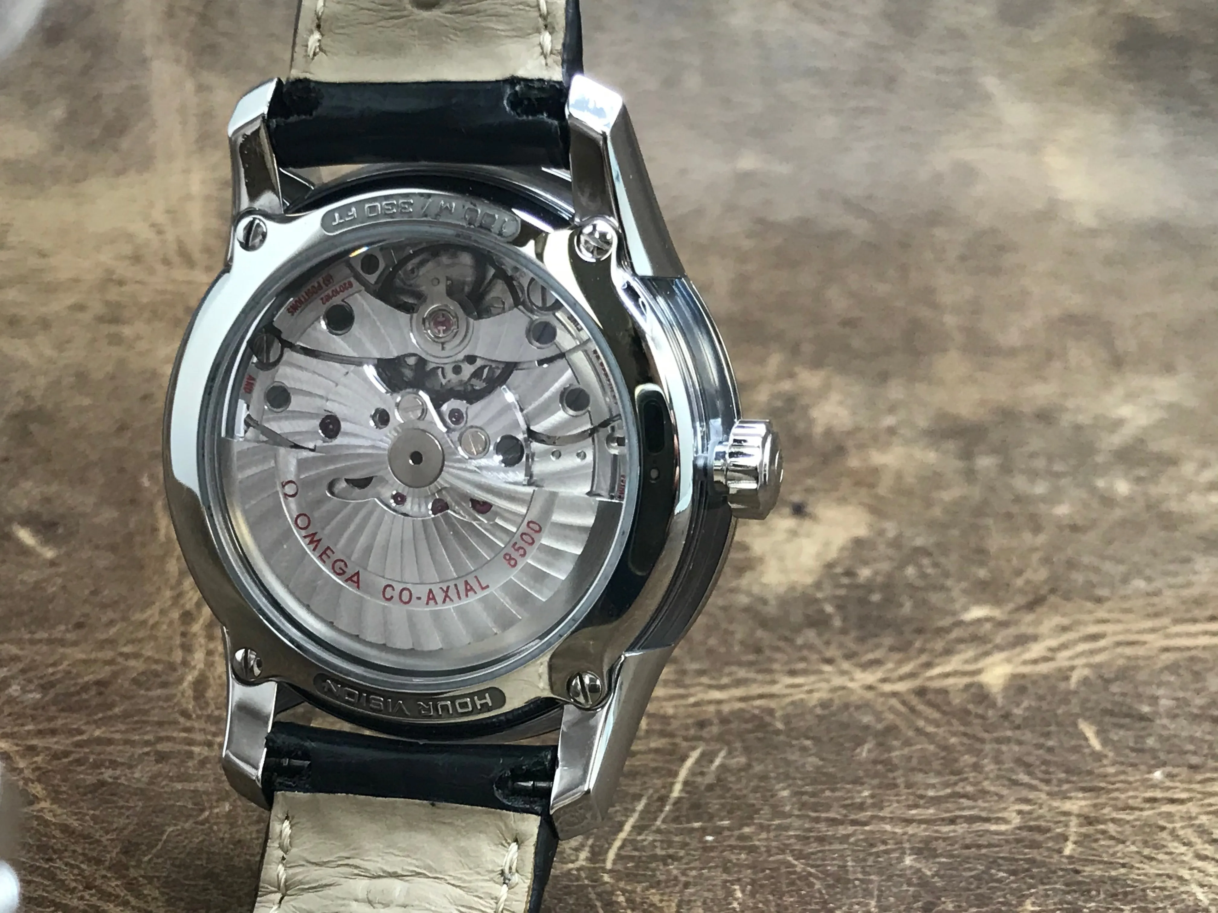 Omega De Ville Hour Vision 431.33.41.21.01.001 Black & Silver Dial Automatic Men's Watch