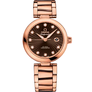 Omega De Ville Ladymatic 34 mm, red gold on red gold
