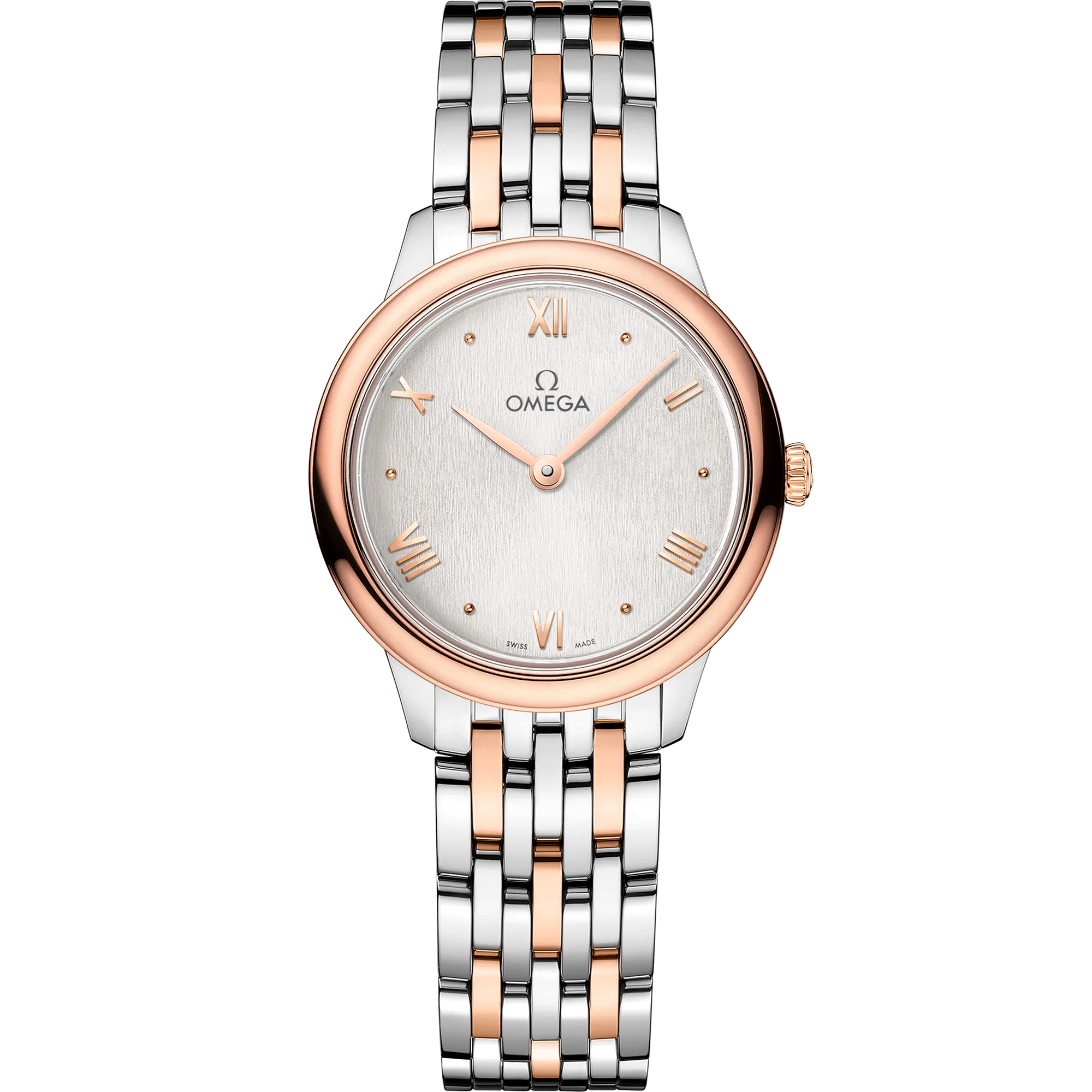 Omega De Ville Prestige 27.5 mm, steel - Sedna™ gold on steel - Sedna™ gold