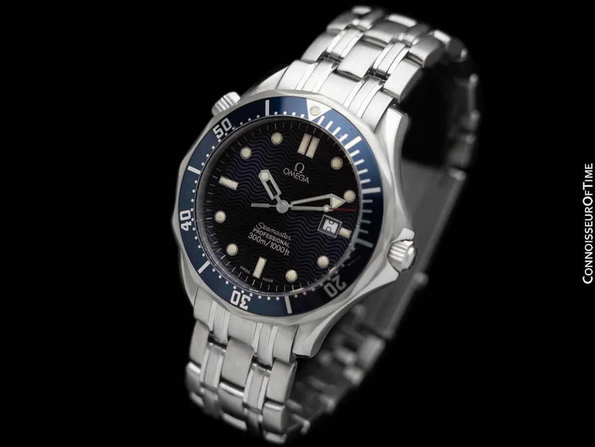 Omega "Golden Eye" James Bond Seamaster Full Size 300M Professional Diver, Stainless Steel - 2541.80.00