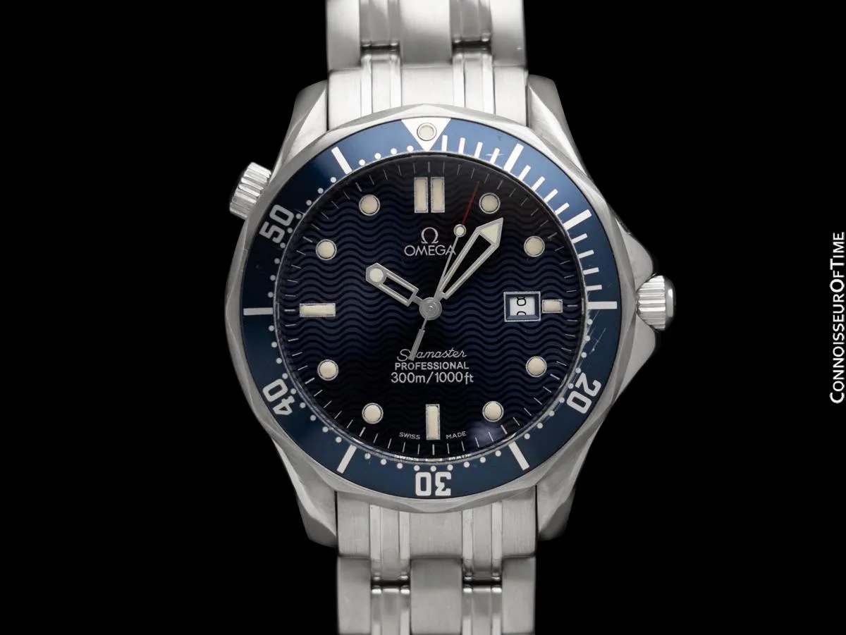 Omega "Golden Eye" James Bond Seamaster Full Size 300M Professional Diver, Stainless Steel - 2541.80.00