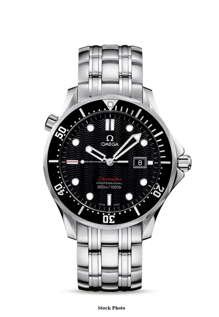 Omega Seamaster 300M Professional Diver Mens Full Size Watch, Stainless Steel - 212.30.41.61.01.001