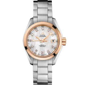 Omega Seamaster Aqua Terra 150M 30 mm, steel - red gold on steel