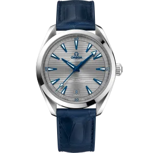 Omega Seamaster Aqua Terra 150M 41 mm, steel on leather strap