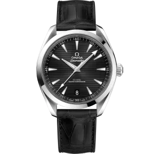 Omega Seamaster Aqua Terra 150M 41 mm, steel on leather strap