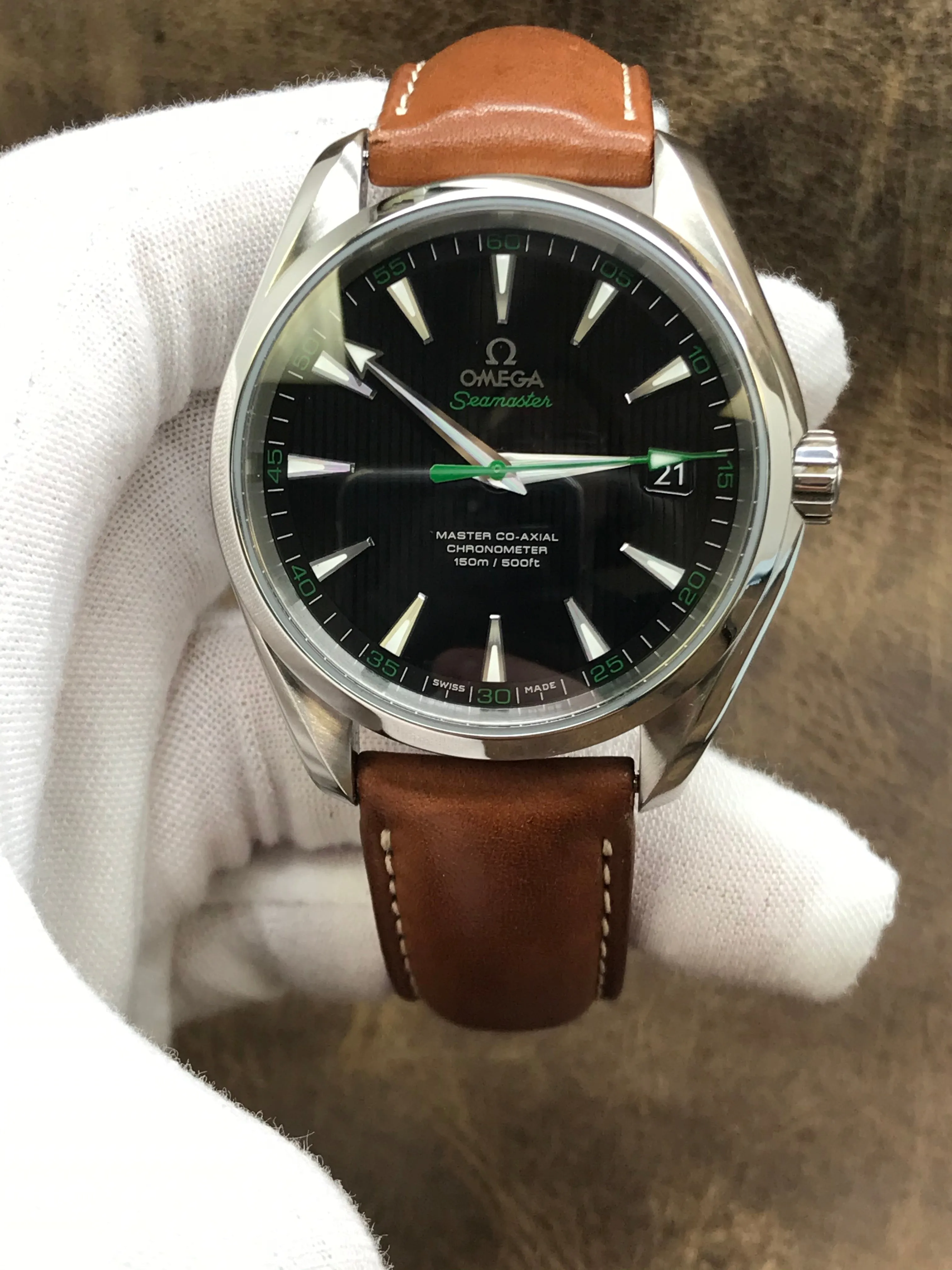 Omega Seamaster Aqua Terra Golf 231.12.42.21.01.003 Black Dial Automatic Men's Watch