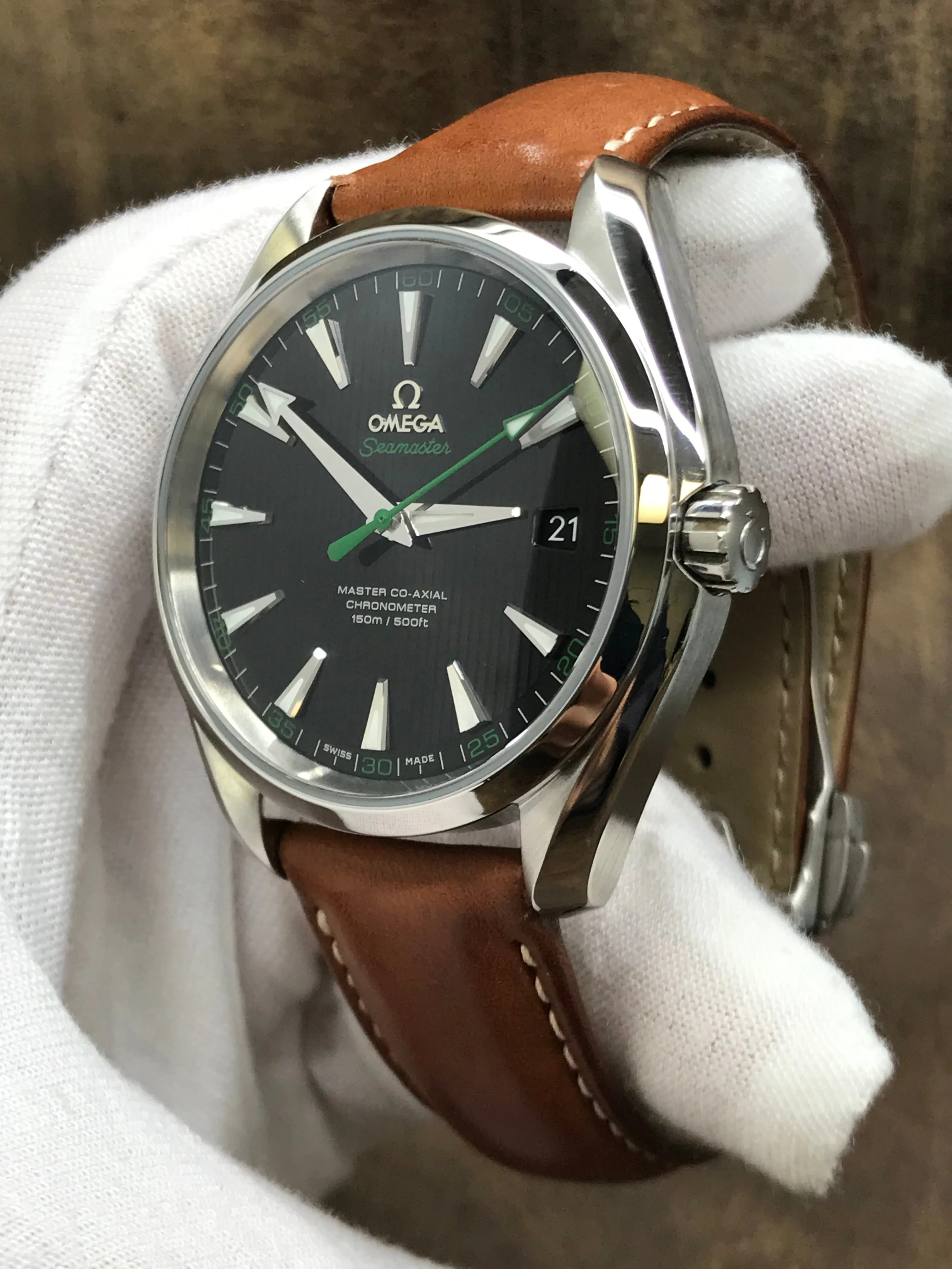 Omega Seamaster Aqua Terra Golf 231.12.42.21.01.003 Black Dial Automatic Men's Watch