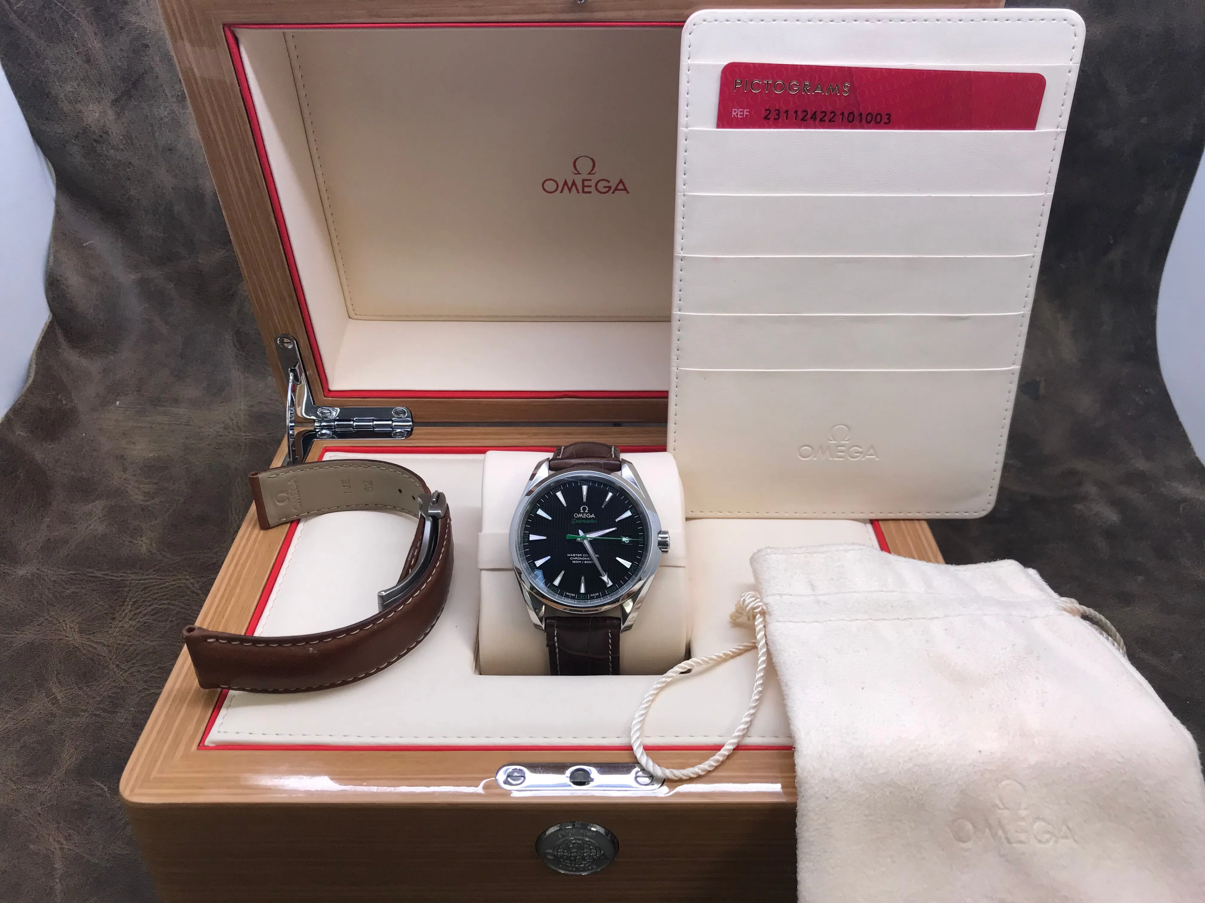Omega Seamaster Aqua Terra Golf 231.12.42.21.01.003 Black Dial Automatic Men's Watch