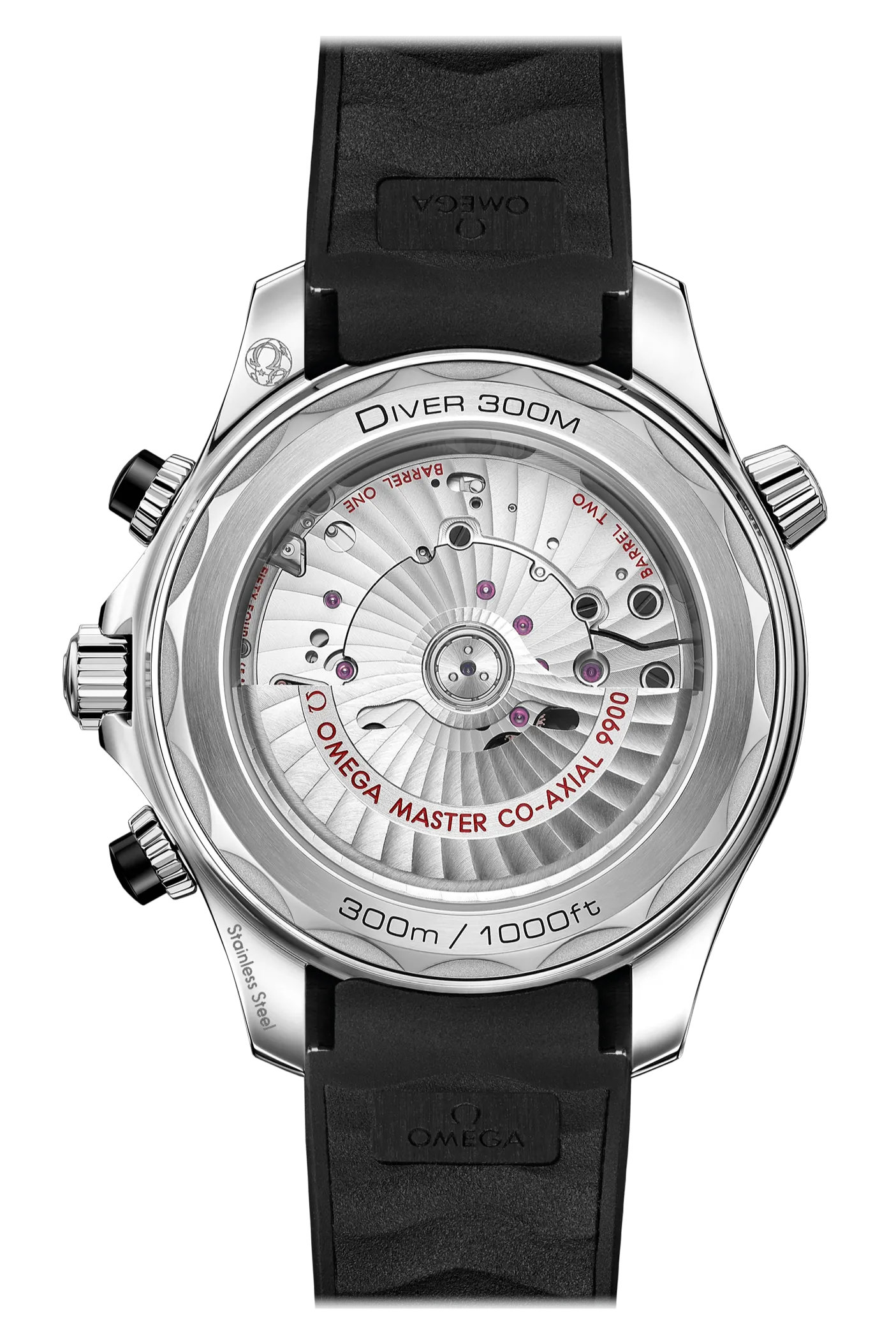 OMEGA Seamaster Diver 300m Co-Axial Master Chronometer Chronograph 44mm, Steel with Black rubber