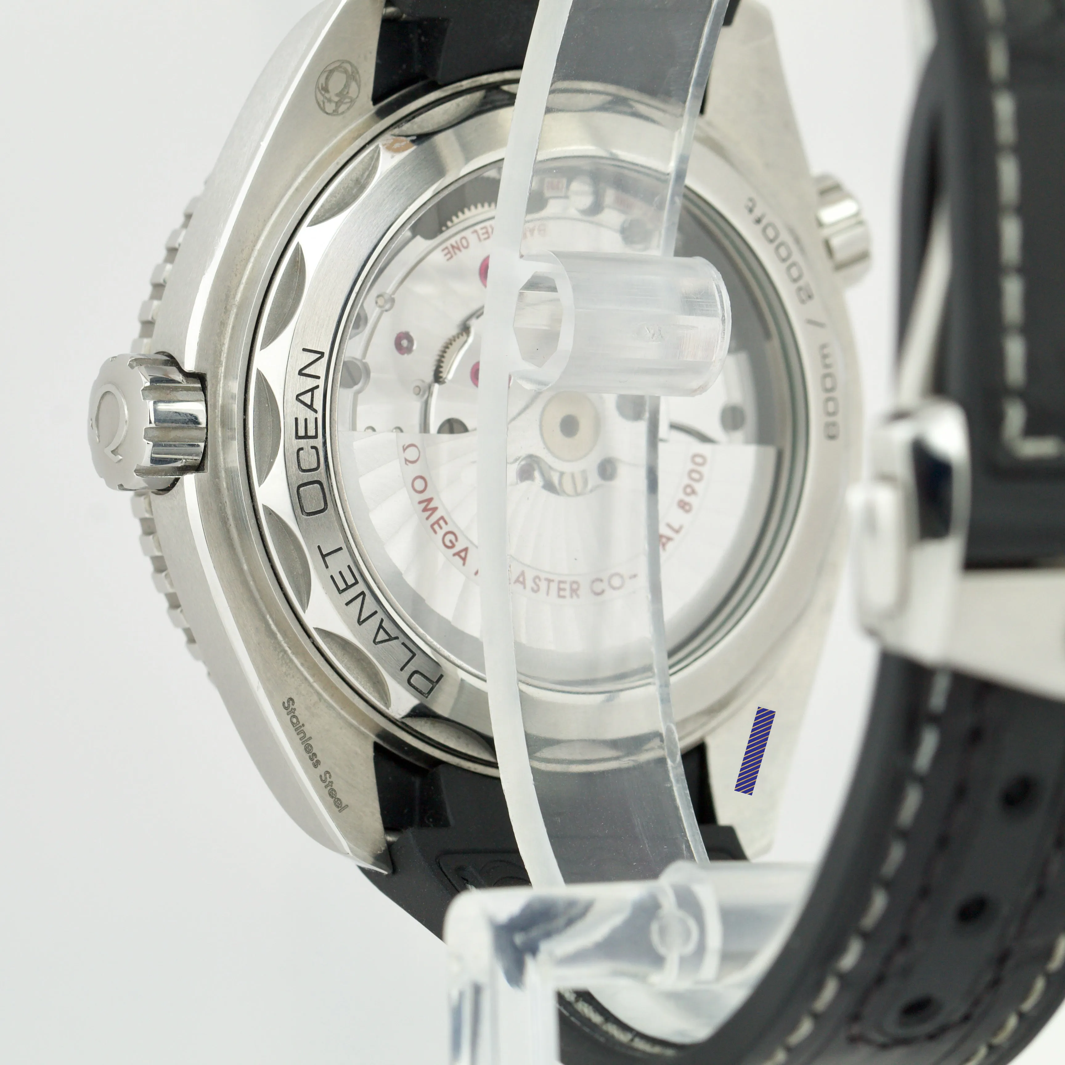 Omega Seamaster Planet Ocean Black Steel Leather 43.5mm 215.33.44.21.01.001 BOX