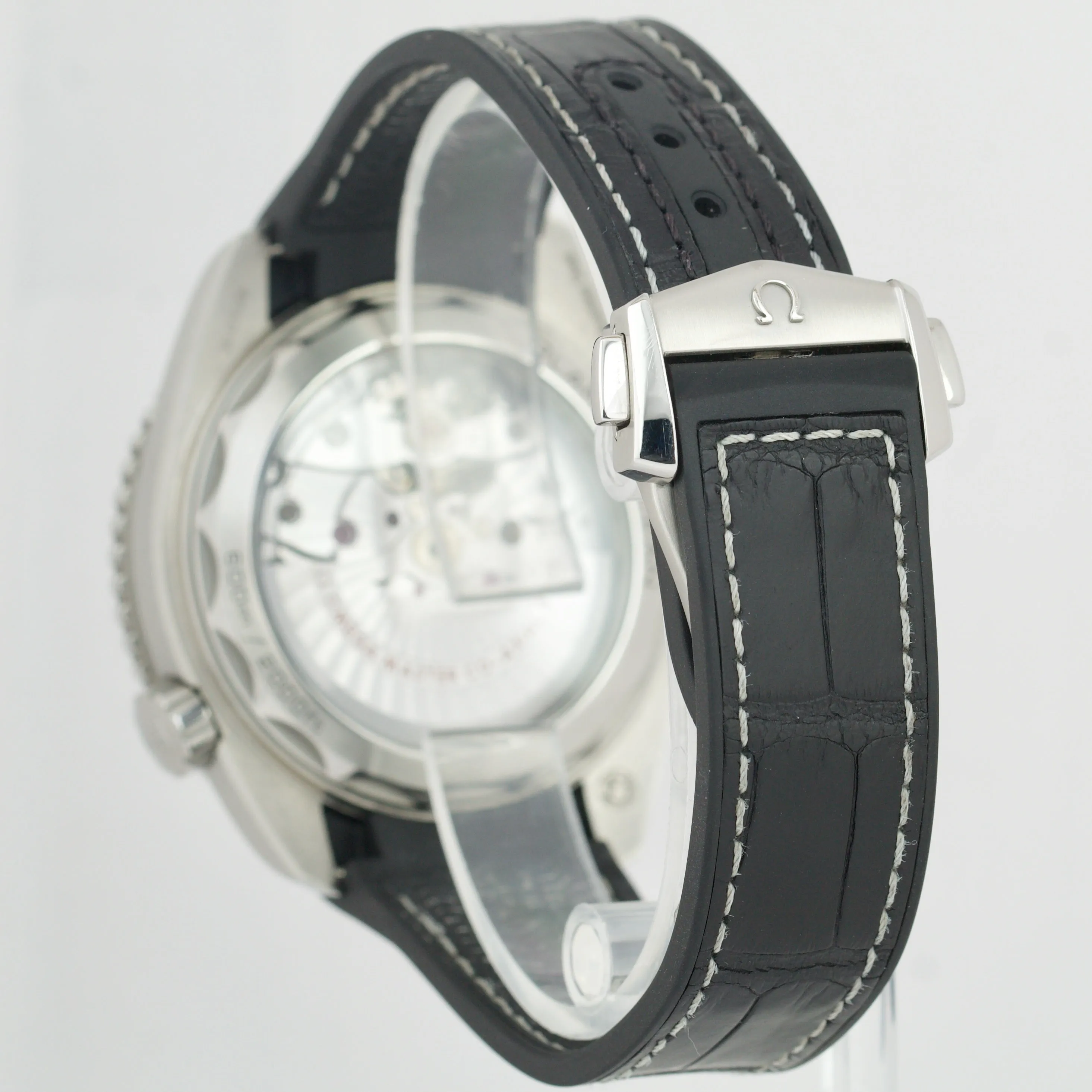 Omega Seamaster Planet Ocean Black Steel Leather 43.5mm 215.33.44.21.01.001 BOX