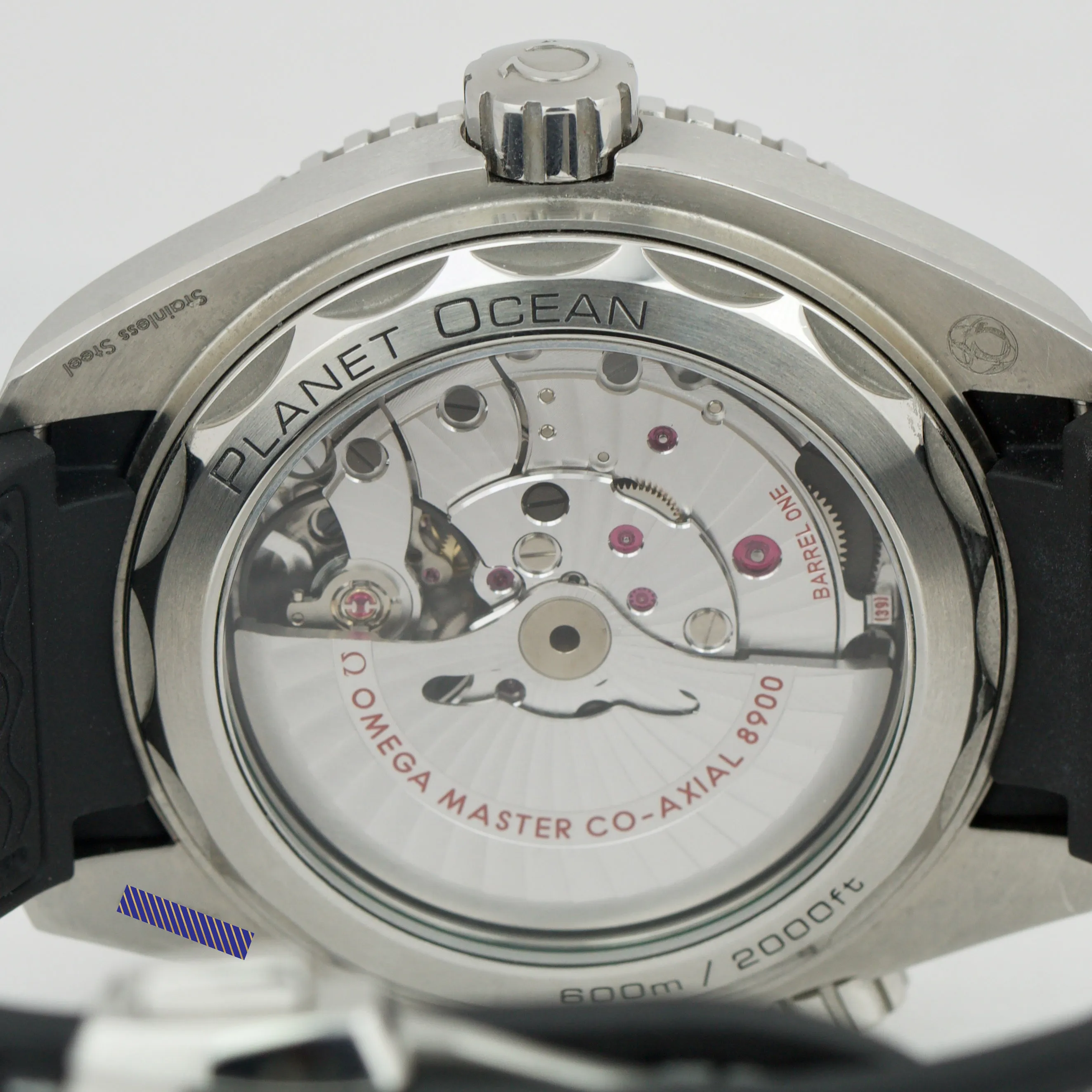 Omega Seamaster Planet Ocean Black Steel Leather 43.5mm 215.33.44.21.01.001 BOX