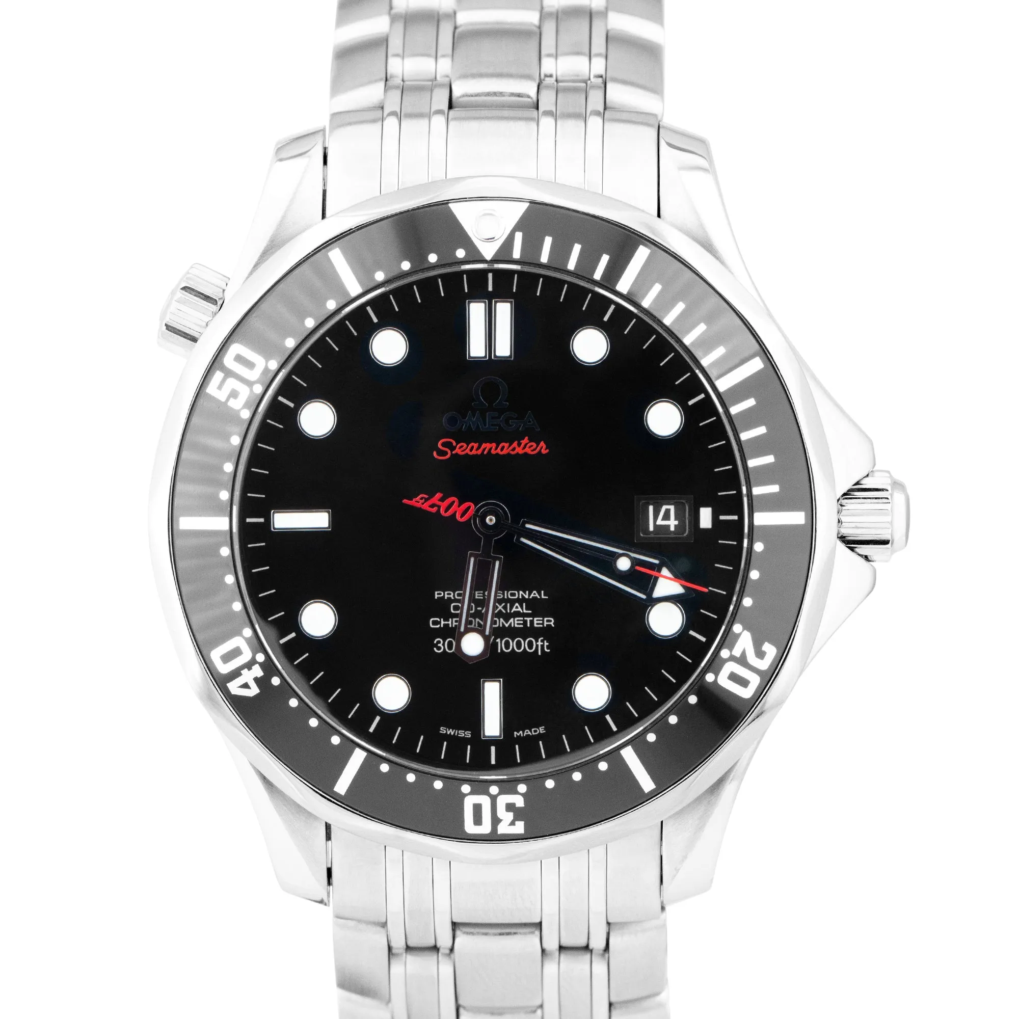 Omega Seamaster Professional 300M Black 007 41mm Watch 212.30.41.20.01.001