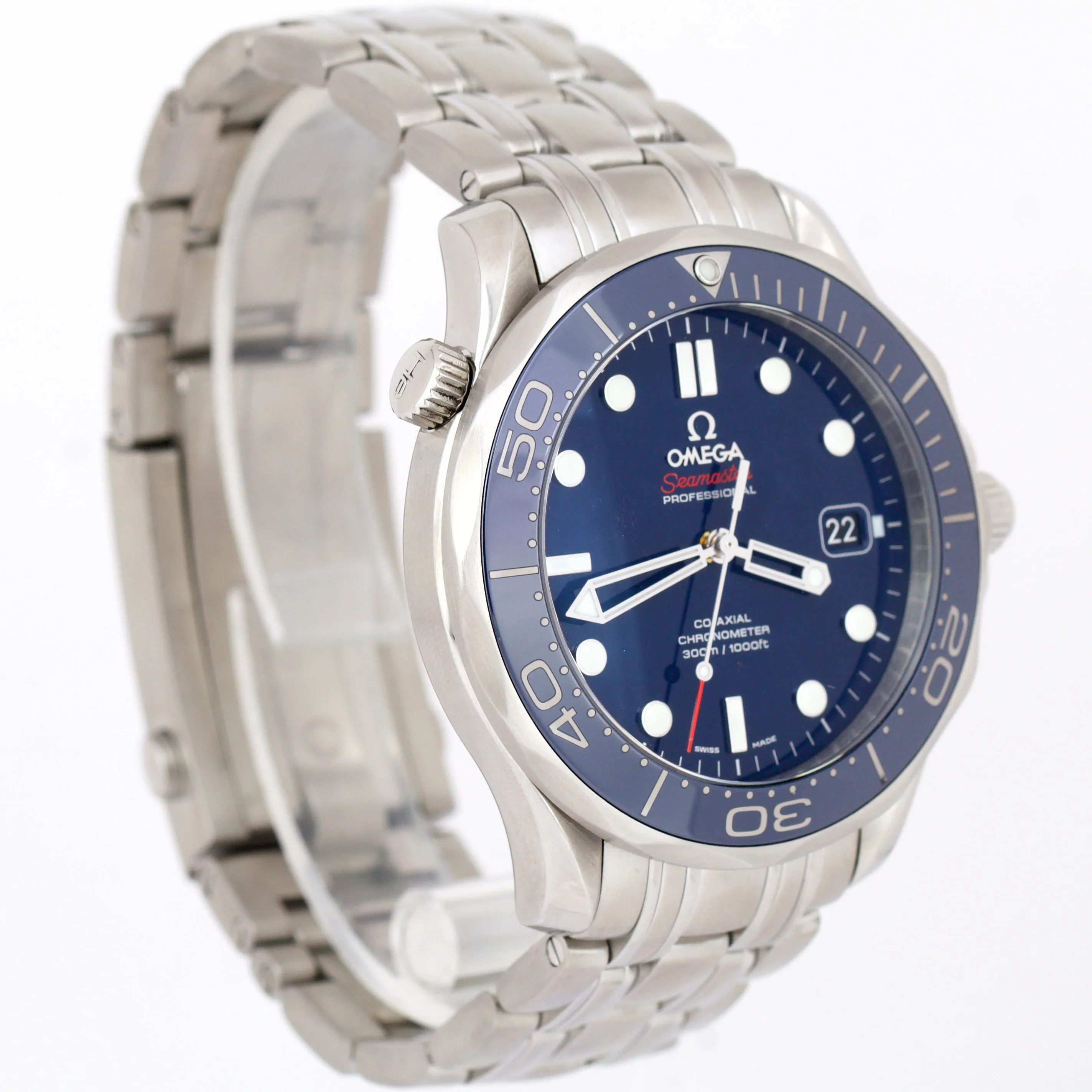 Omega Seamaster Professional 300M BLUE Steel 41mm 212.30.41.20.03.001 Watch BOX