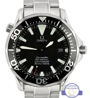 Omega Seamaster Professional Sword Hands Black 300M 2254.50 41mm Automatic Watch