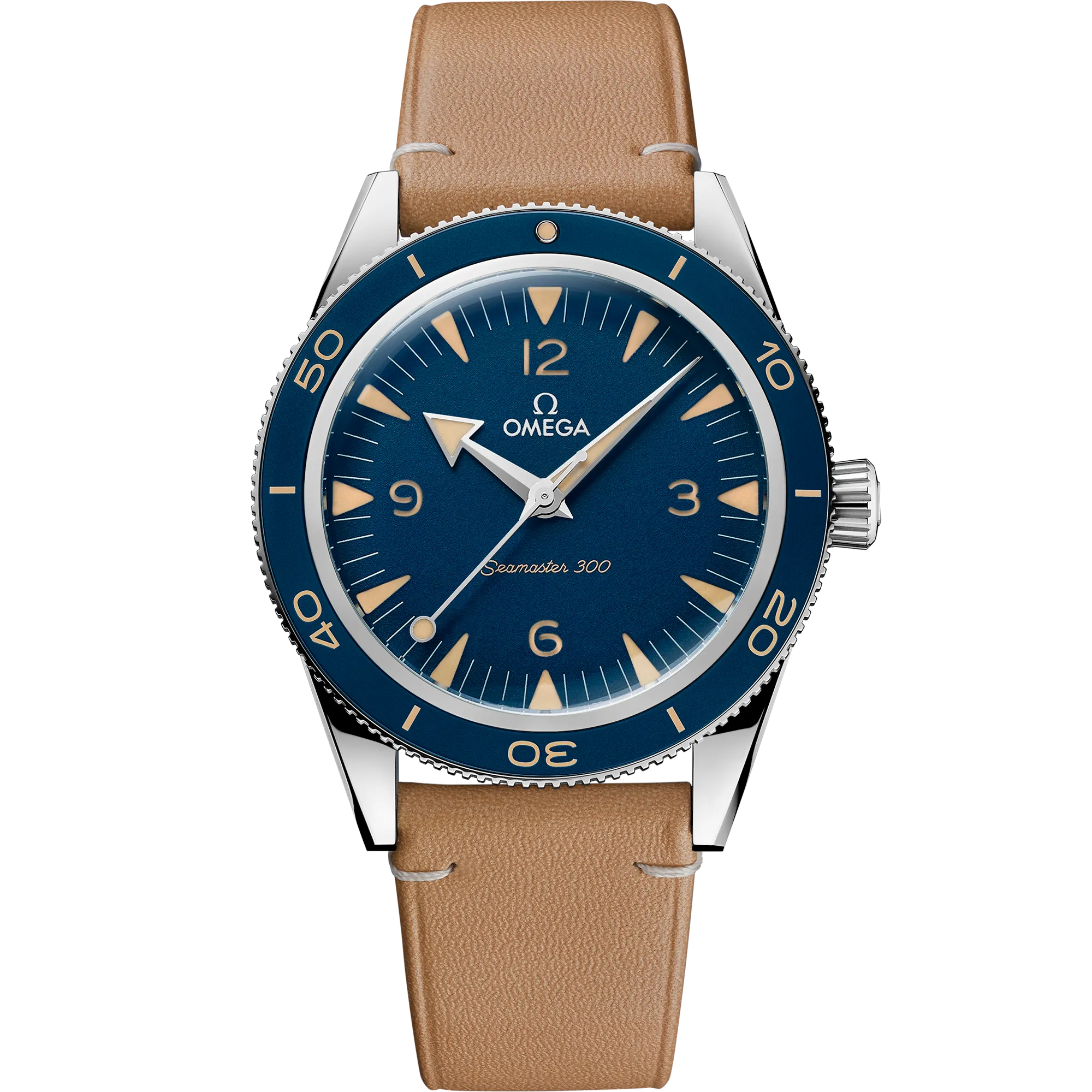 Omega Seamaster Seamaster 300 41 mm, steel on leather strap