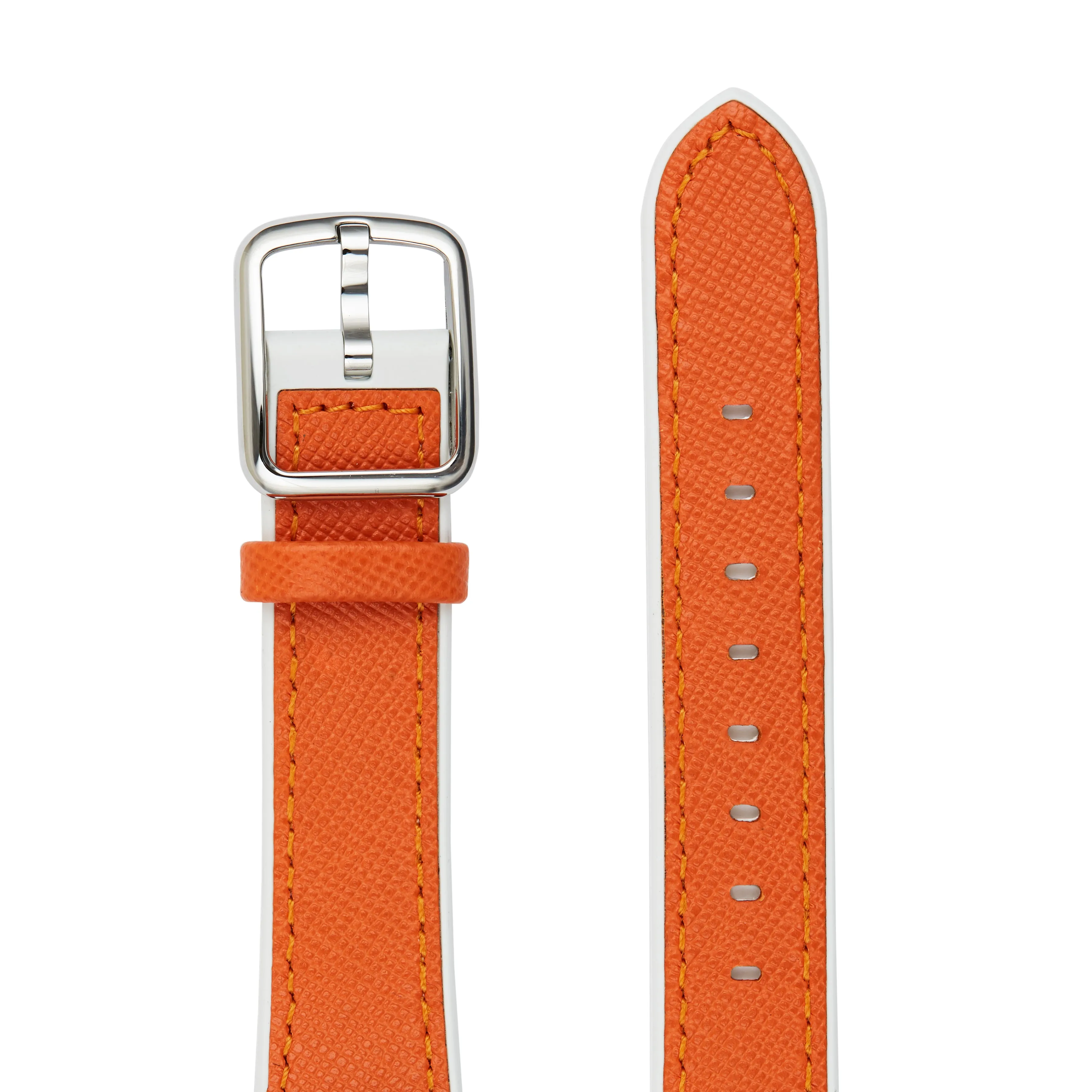 Orange Saffiano