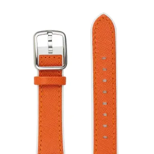 Orange Saffiano