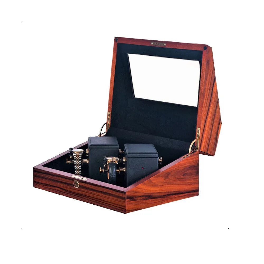 Orbita Sempre Double Watch in teakwood