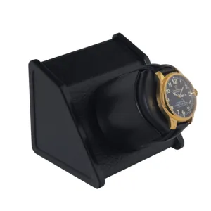 Orbita Sparta Single-Unit Watch Winder in Black Leatherette