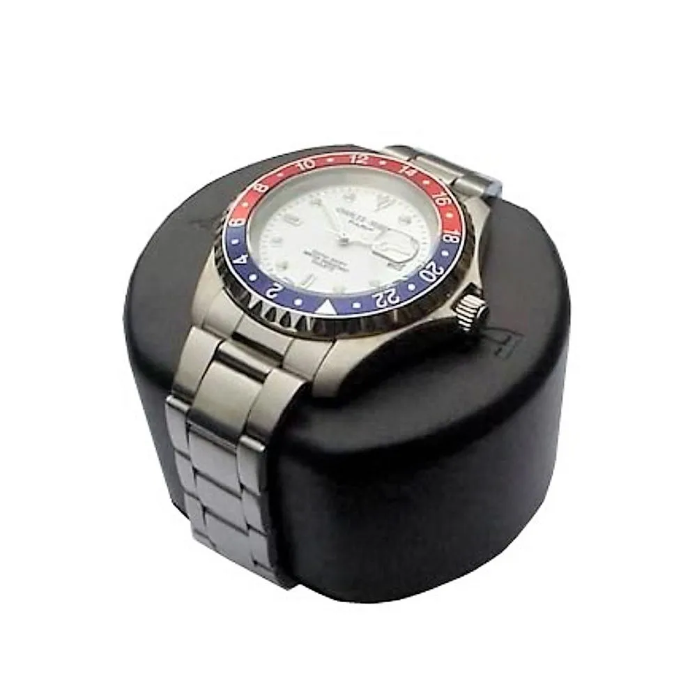 Orbita Sparta Single-Unit Watch Winder in Black Leatherette