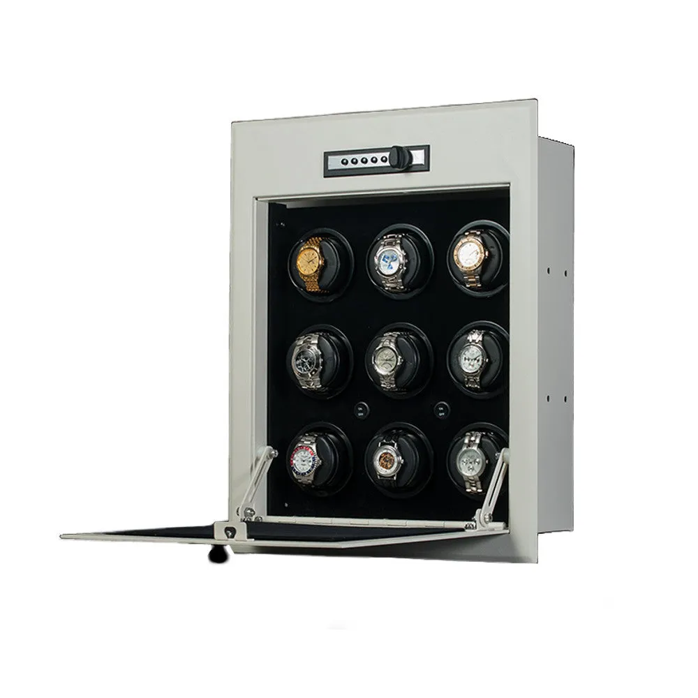 Orbita Wallsafe 9-Unit Watch Winder Vault