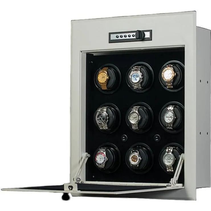 Orbita Wallsafe 9-Unit Watch Winder Vault