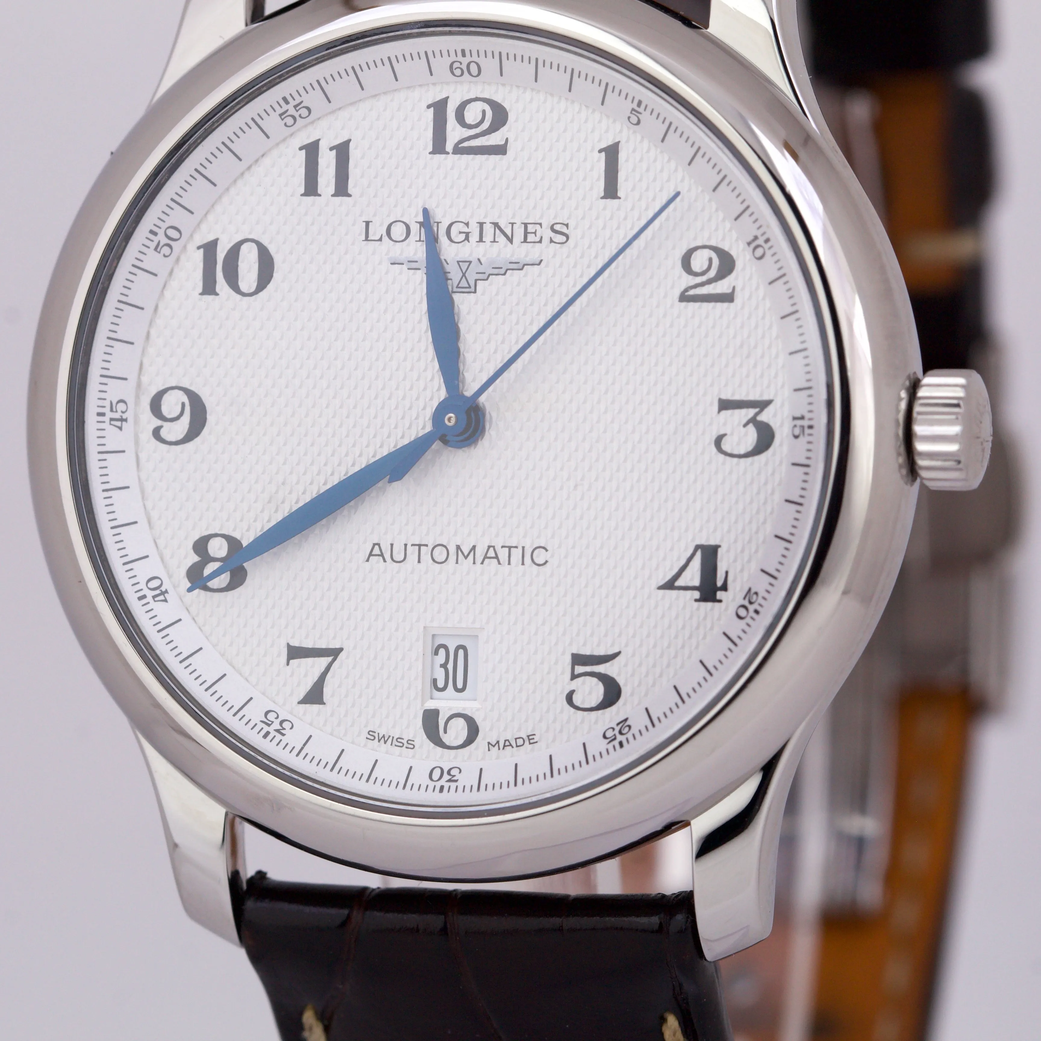 PAPERS Longines Master Collection Silver Barleycorn 38.5mm L2.628.4.78.3 BOX