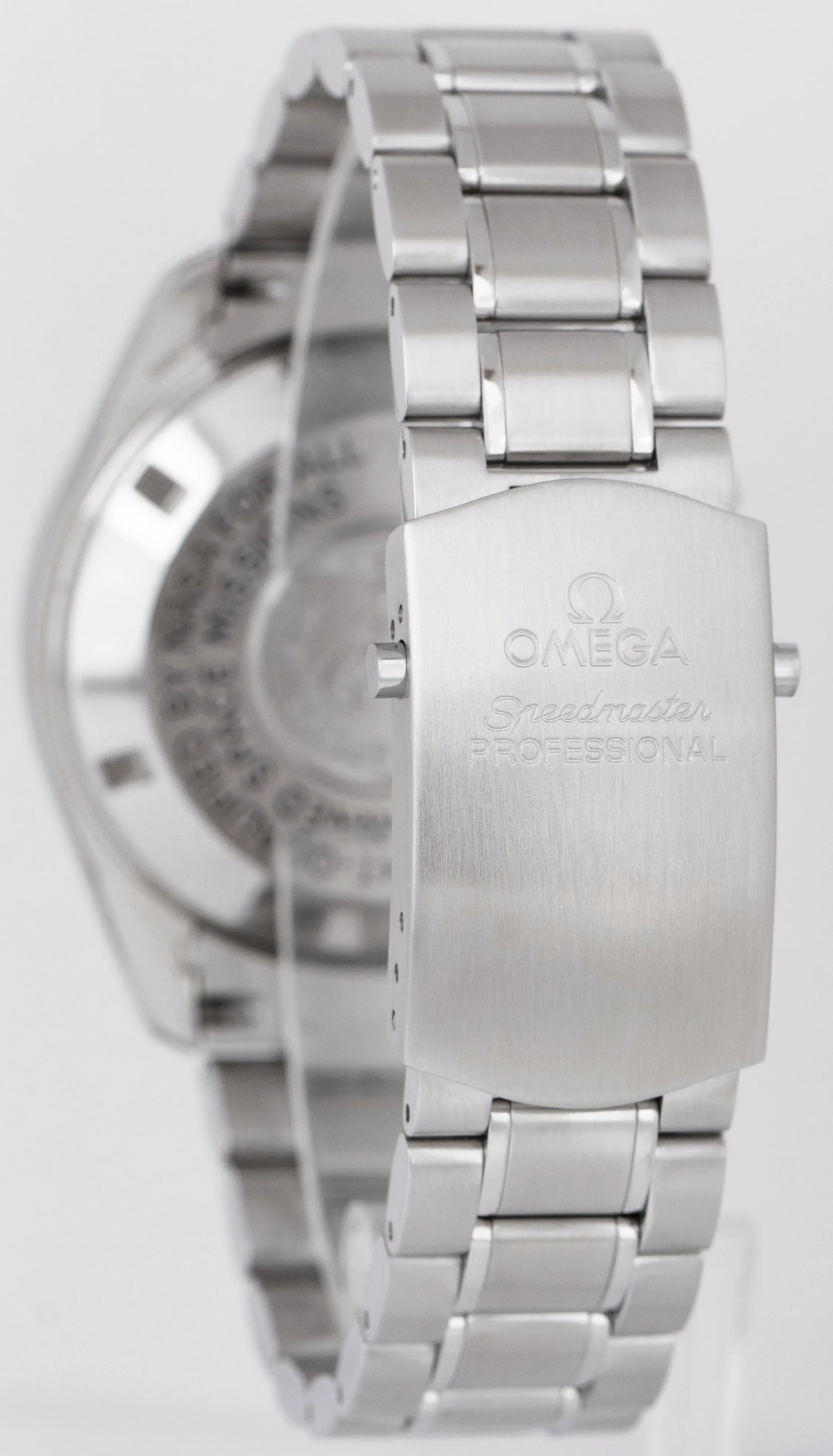 PAPERS Omega Speedmaster Moonwatch Black Chronograph 42mm Watch 3570.50.00 B P